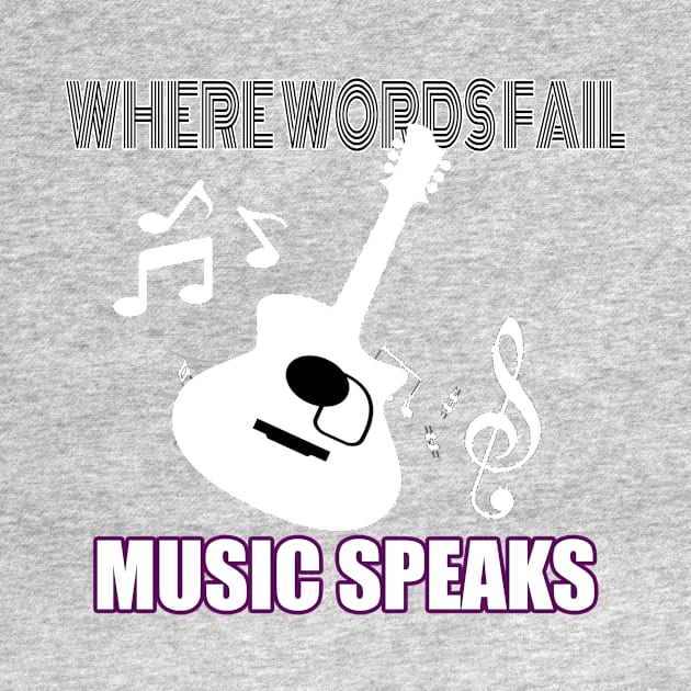 where words fail music speaks guitar | music lovers and dance | pop song by stylechoc